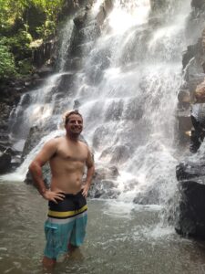 A waterfall near Ubud